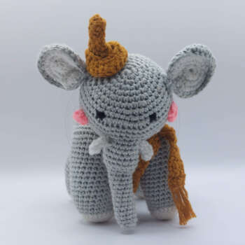 Handmade Crochet Elephant