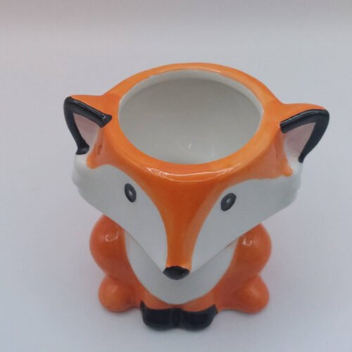 Fox Ceramic Desktop Planter