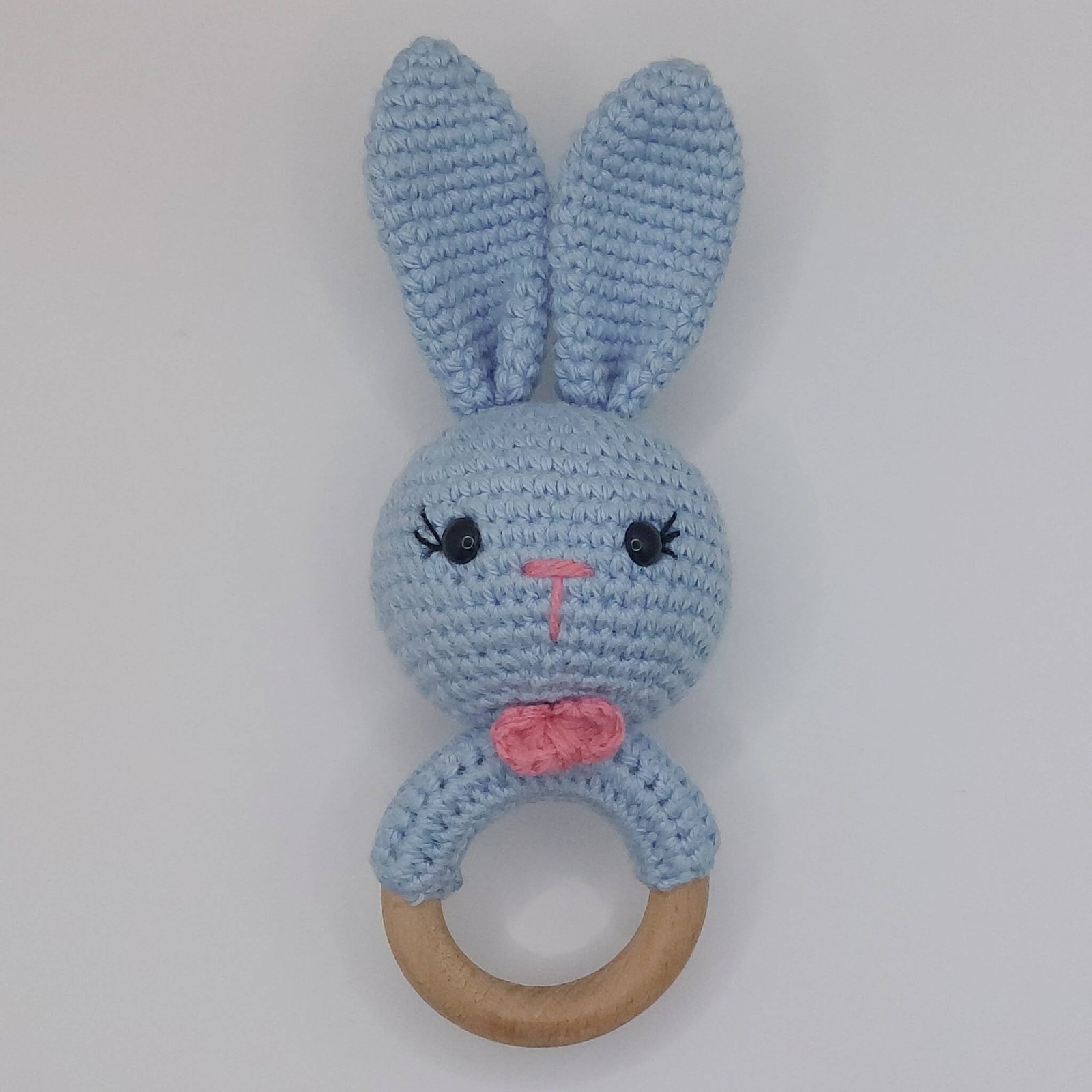 Handmade Crochet Rabbit Rattle