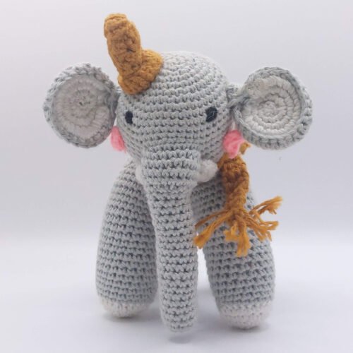 Handmade Crochet Elephant