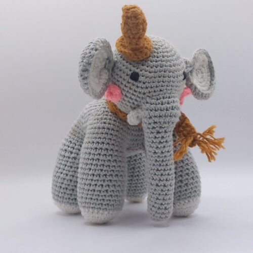 Handmade Crochet Elephant