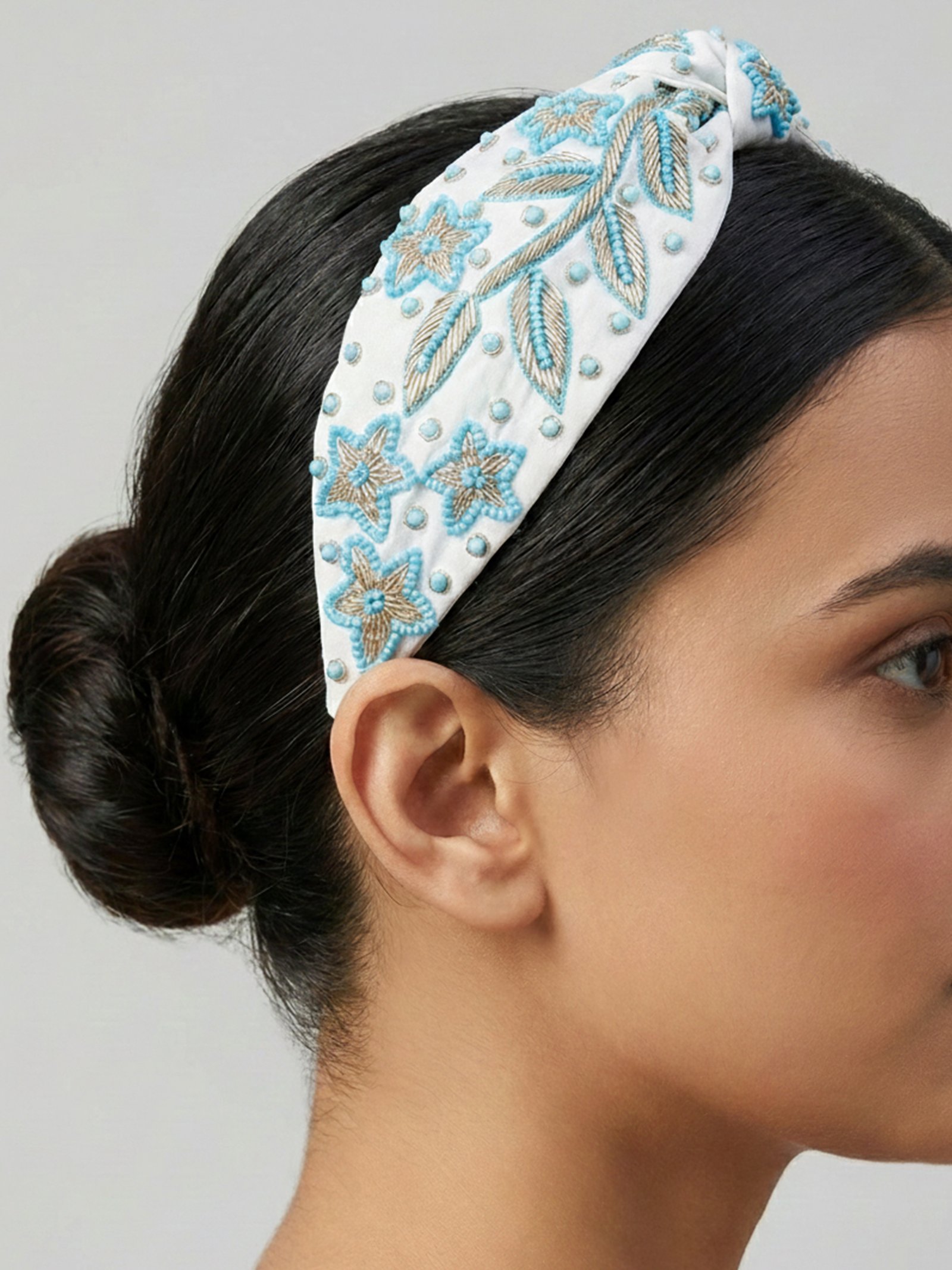 Handmade Beaded Stars Headband