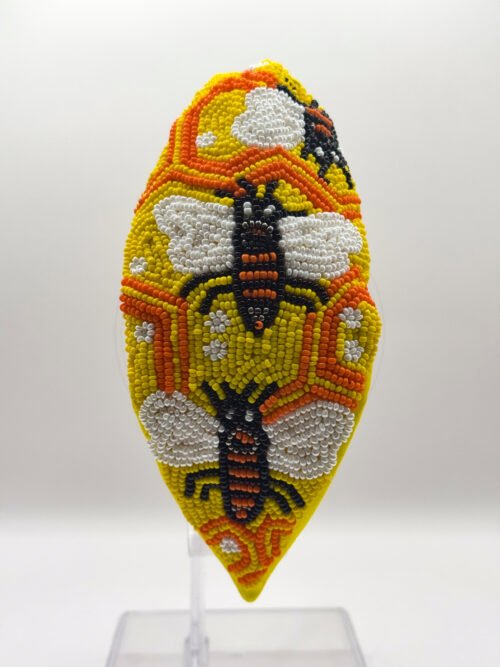 Handmade Beaded Bee Headband