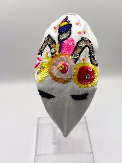 Handmade Beaded Unicorn Headband