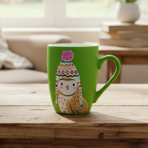 Handmade Owl Mug