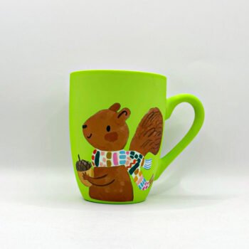Handmade Squirrel Mug